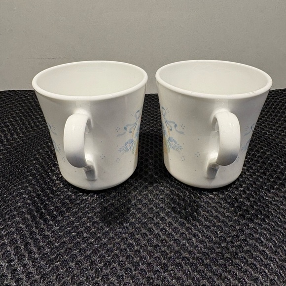 Lot Of 2 Vintage Corning Ware Country Cornflower Mugs Cups - Picture 5 of 14